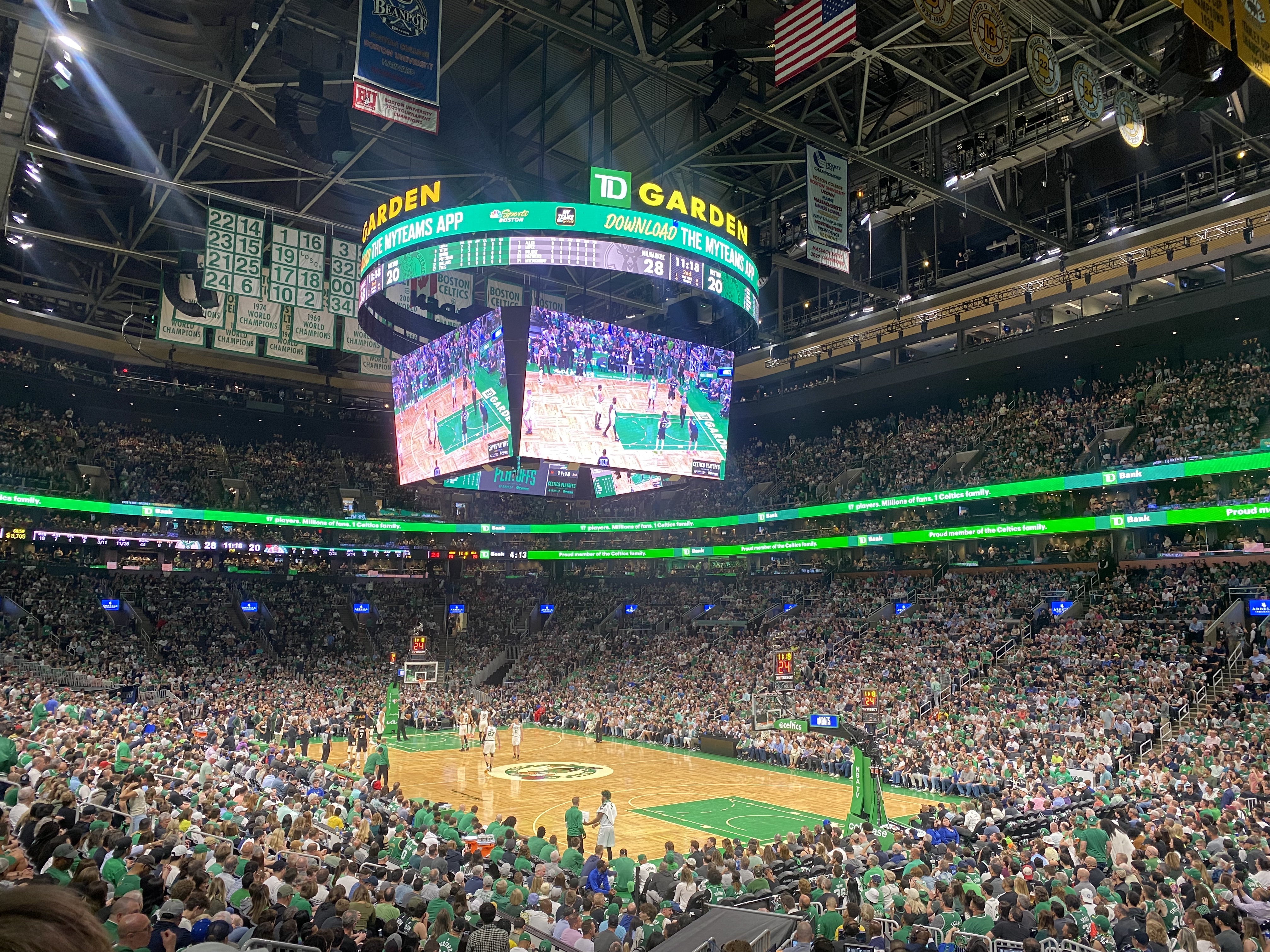 TD Garden Celtics Game